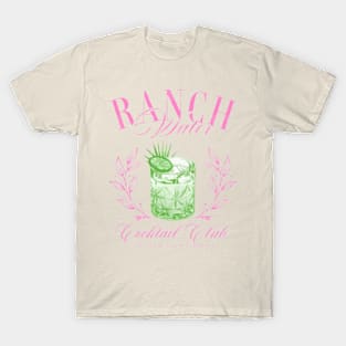 Ranch Water Cocktail Club Tequila Cocktails T-Shirt